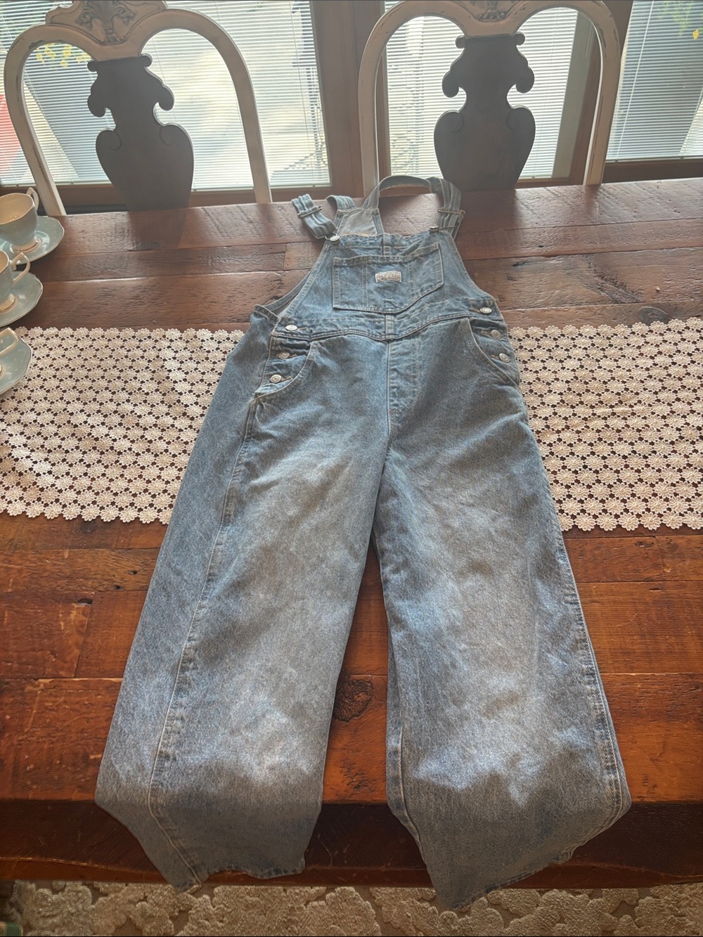 Classic Light Blue Denim Overalls